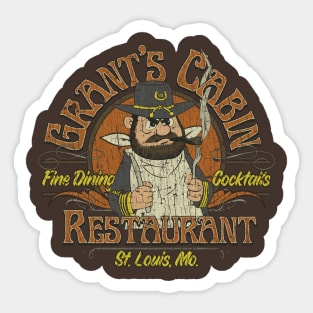 Grant’s Cabin St. Louis 1969 Sticker